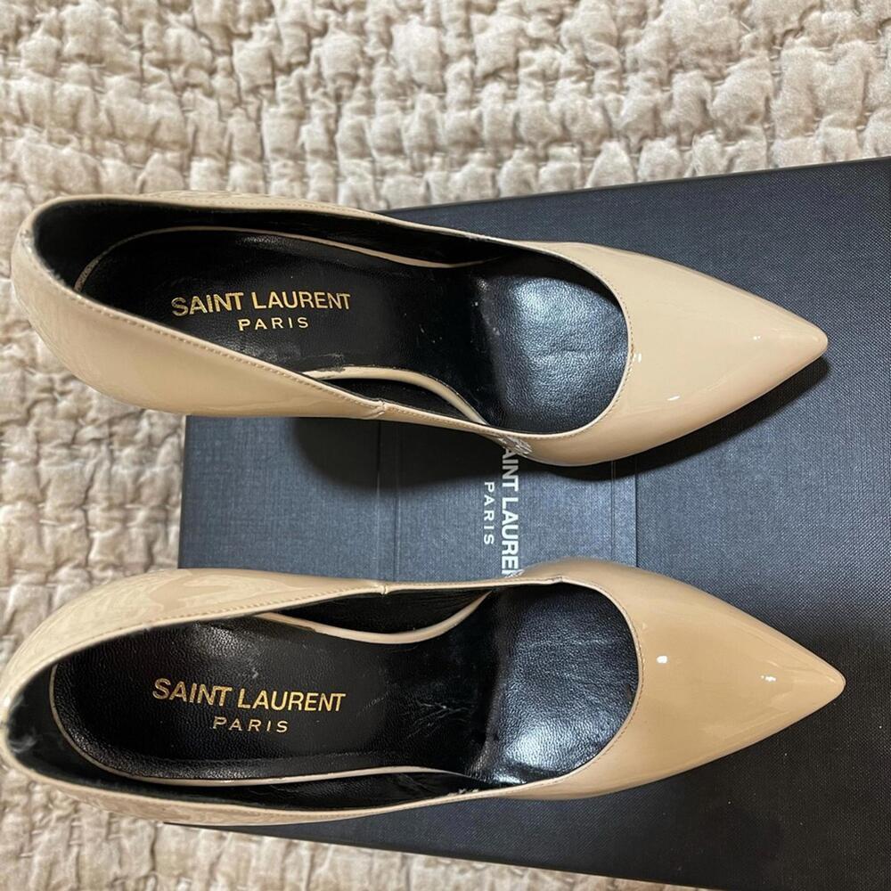 YSL / Saint Laurent Pumps Vitello vernice heels - Picture 3 of 5